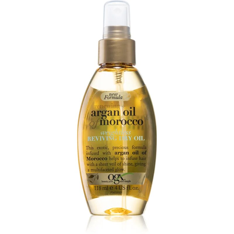 OGX Argan Oil Of Morocco луксозно сухо масло За коса 118 мл.