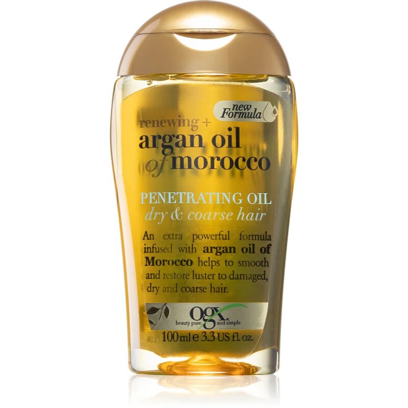 OGX Argan Oil Of Morocco подхранващо масло за суха и непокорна коса 100 мл.