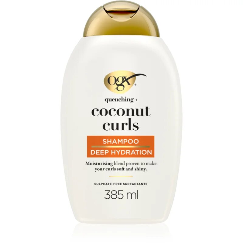 OGX Coconut Curls шампоан за чуплива и къдрава коса 385 мл.