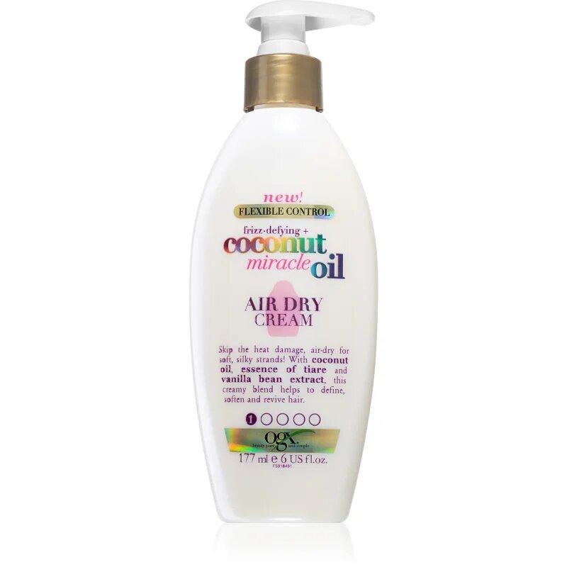 OGX Coconut Miracle Oil изглаждащ крем против цъфтене 177 мл.