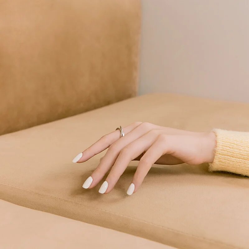 OHORA Gel Nail Sticker N Cream Cotton Стикери за нокти цвят NB-076 1 бр.