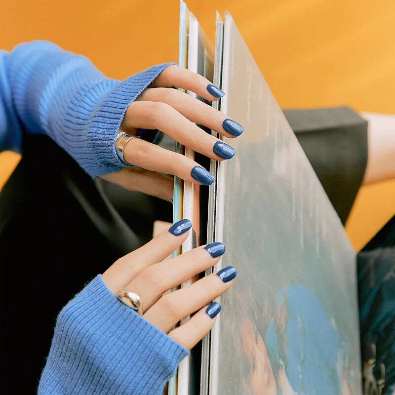 OHORA Gel Nail Sticker N Cream Indigo Стикери за нокти цвят NB-071 1 бр.