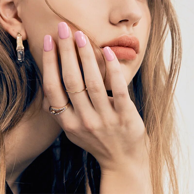 OHORA Gel Nail Sticker N Cream Pink Стикери за нокти цвят NB-090 1 бр.