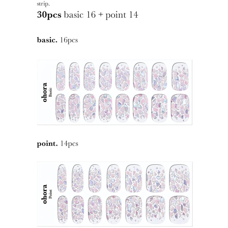 OHORA Gel Nail Sticker N Petal Rain Стикери за нокти цвят ND-351 1 бр.