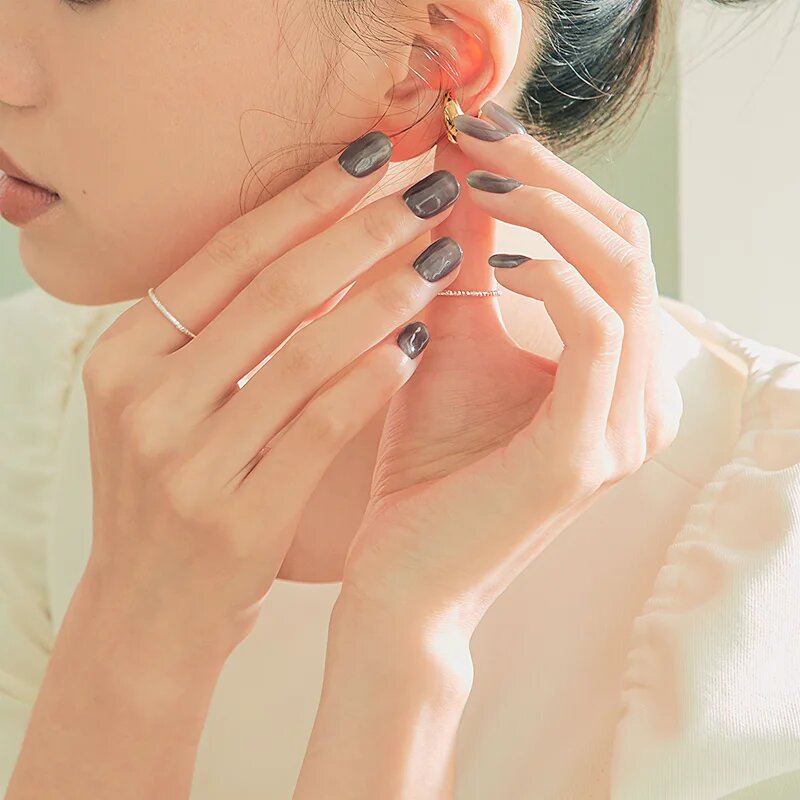 OHORA Gel Nail Sticker N Tint Black Стикери за нокти цвят NB-068 1 бр.