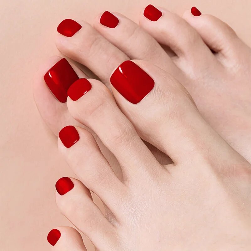OHORA Gel Nail Sticker P Basic Pedicure Стикери за нокти за крака цвят PBS-004 30 бр.