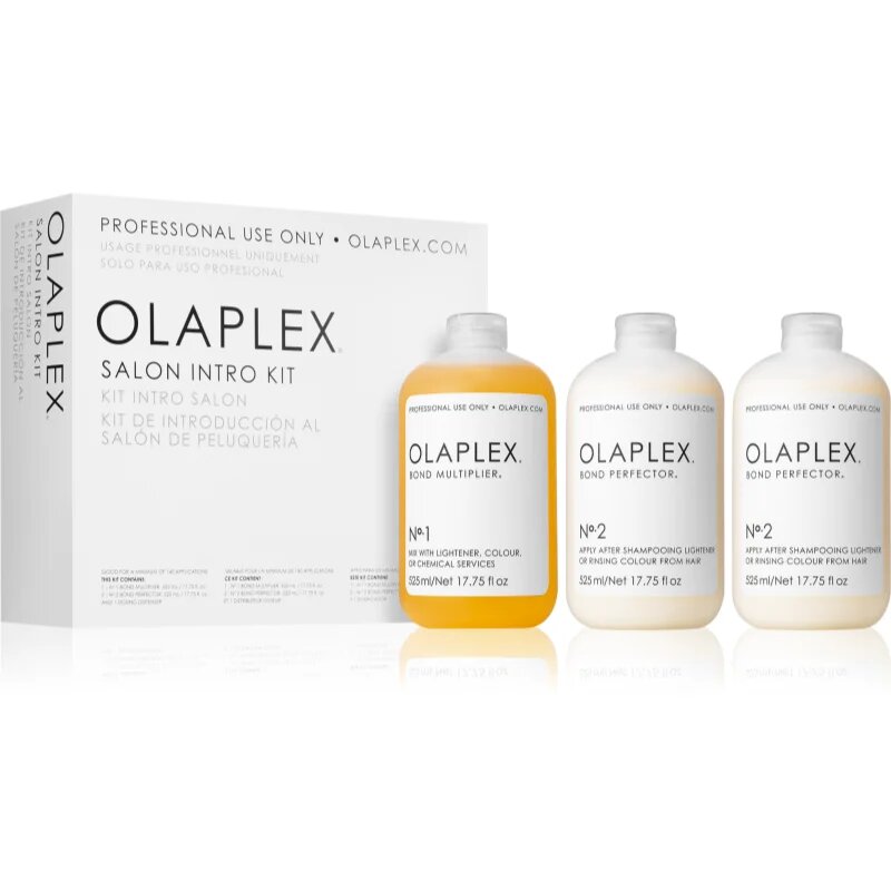 Olaplex Salon Intro Kit Salon Into Kit комплект за химически третирана коса 3x525 мл.