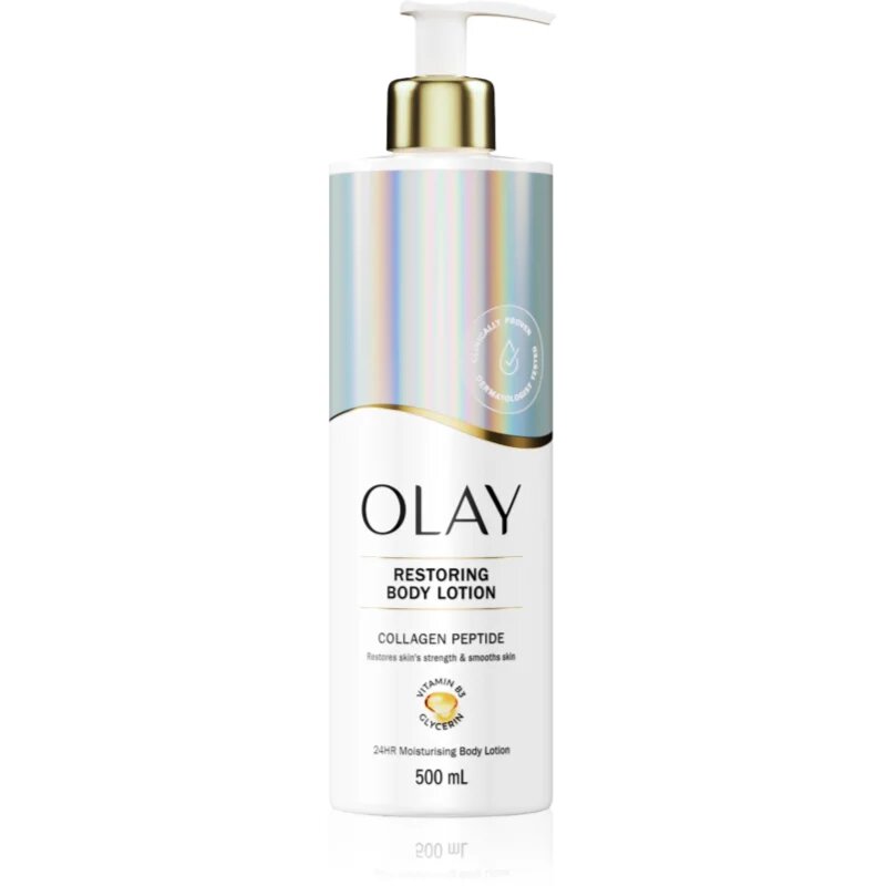 Olay Collagen Peptide Restoring Body Lotion хидратиращ и стягащ лосион за тяло 500 мл.