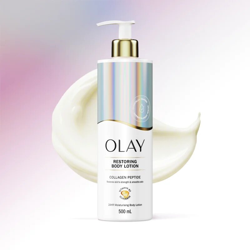 Olay Collagen Peptide Restoring Body Lotion хидратиращ и стягащ лосион за тяло 500 мл.