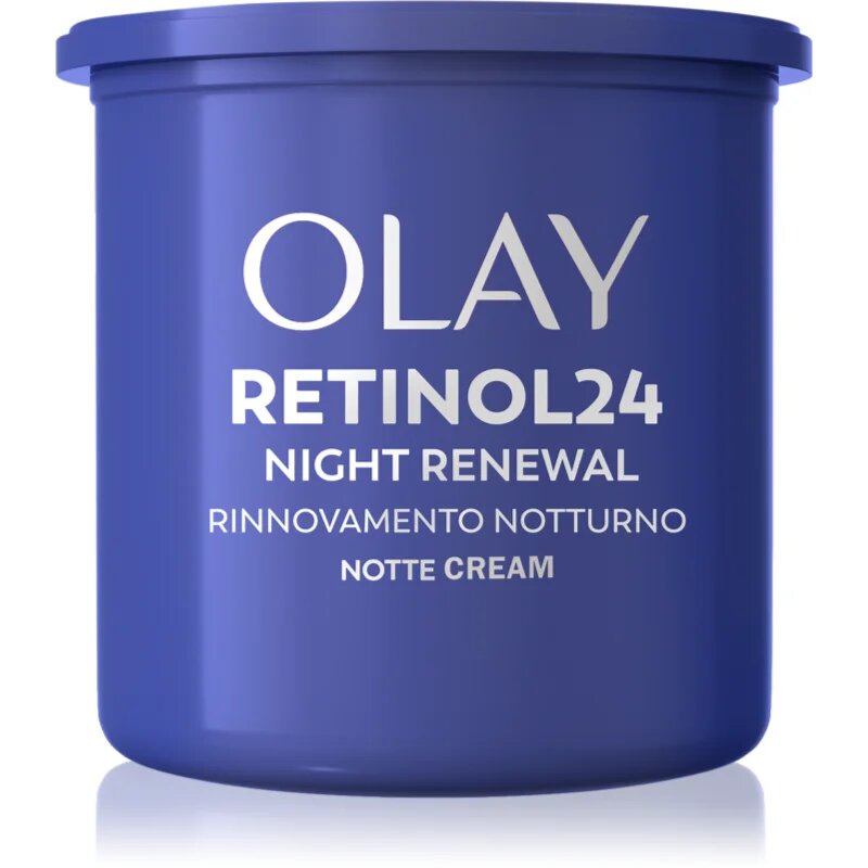 Olay Retinol 24 Night Cream хидратиращ и възстановяващ нощен крем с витамин Е резервен пълнител 50 мл.