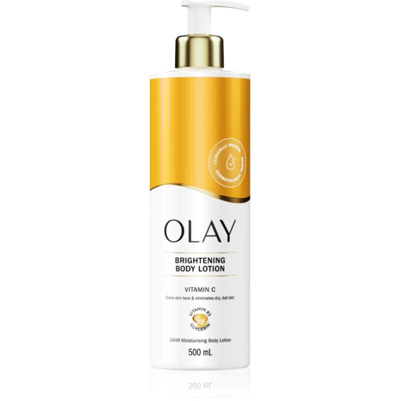 Olay Vitamin C Brightening Body Lotion хидратиращо мляко за тяло с ревитализиращ ефект 500 мл.