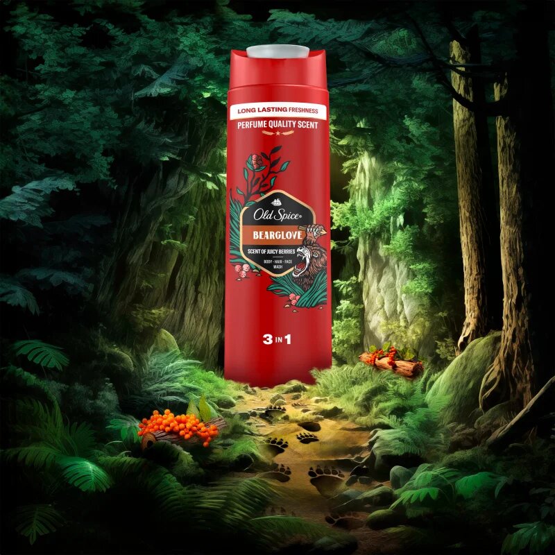 Old Spice Bearglove душ гел за тяло и коса 400 мл.