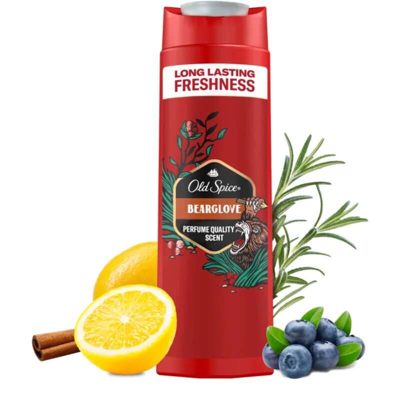 Old Spice Bearglove душ гел за тяло и коса 400 мл.