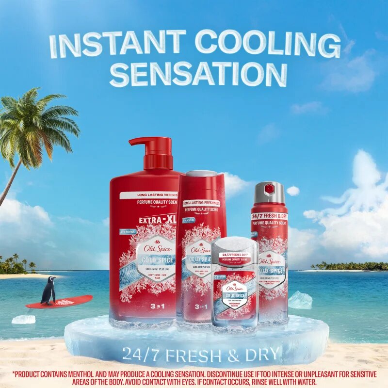 Old Spice C душ гел 3 в 1 400 мл.