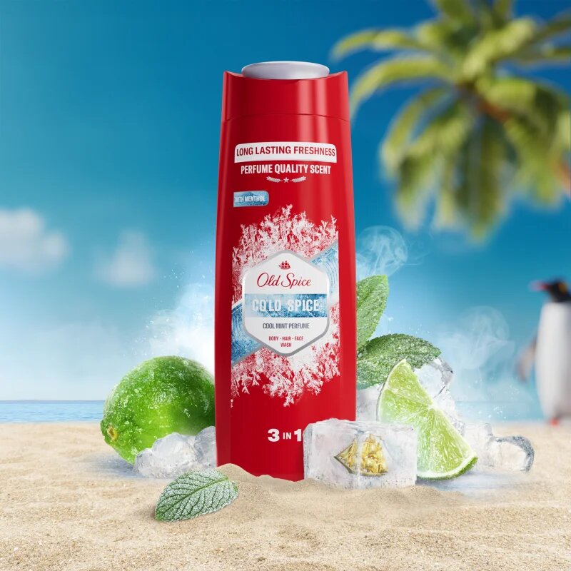 Old Spice C душ гел 3 в 1 400 мл.