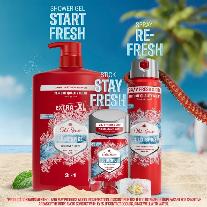 Old Spice C душ гел 3 в 1 за мъже 1000 мл.