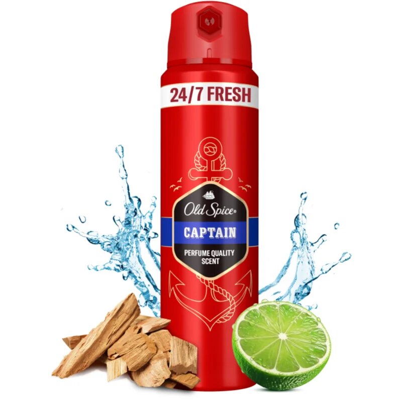 Old Spice Captain дезодорант в спрей 150 мл.