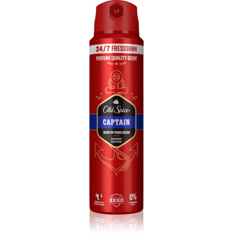 Old Spice Captain дезодорант в спрей 200 мл.