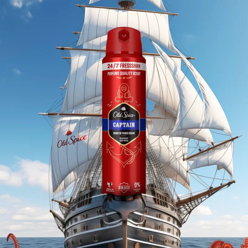 Old Spice Captain дезодорант в спрей 200 мл.