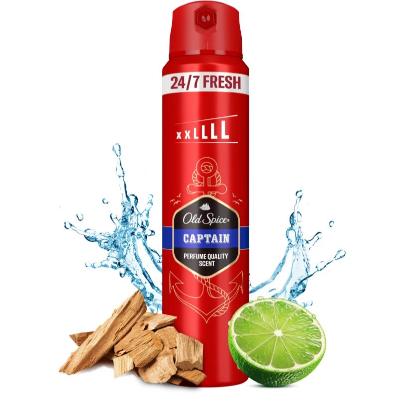 Old Spice Captain дезодорант в спрей 250 мл.