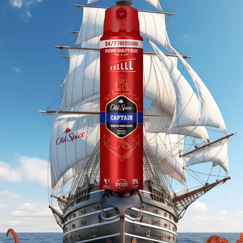 Old Spice Captain дезодорант в спрей 250 мл.
