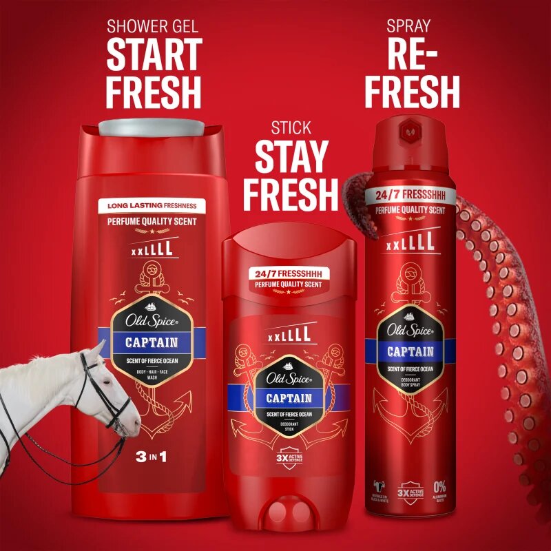 Old Spice Captain дезодорант в спрей 250 мл.