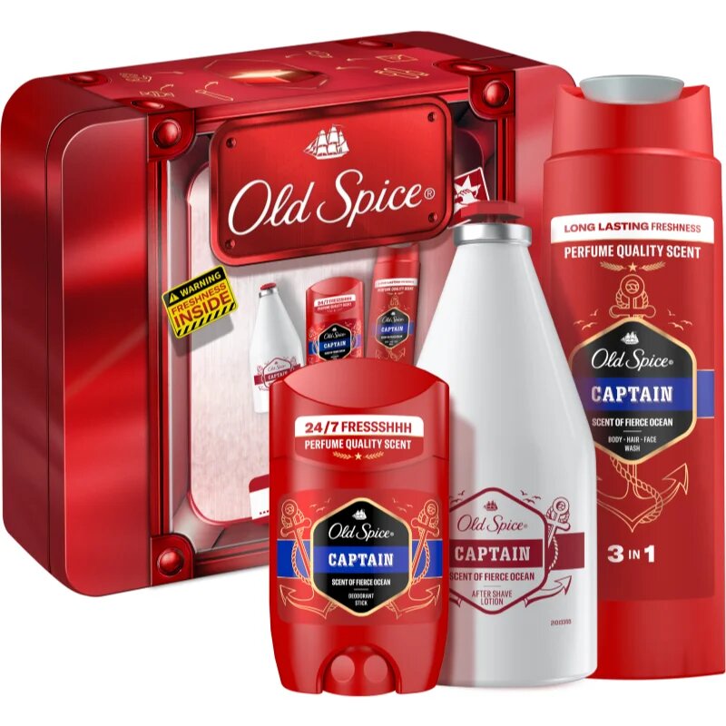 Old Spice Captain Tin Box подаръчен комплект за мъже