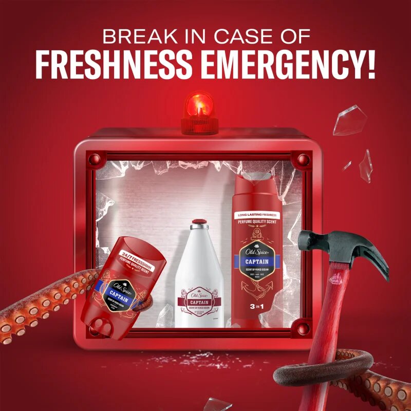 Old Spice Captain Tin Box подаръчен комплект за мъже