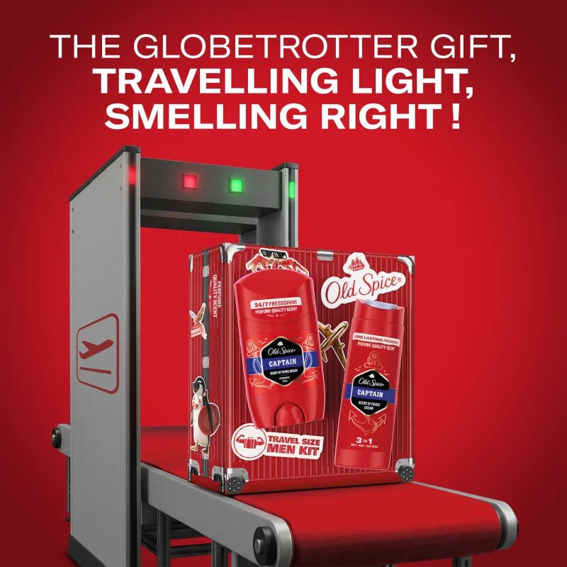 Old Spice Captain Travel Size Men Kit комплект за пътуване