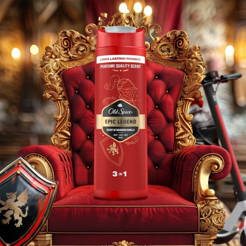 Old Spice Epic Legend душ-гел за лице тяло и коса 400 мл.