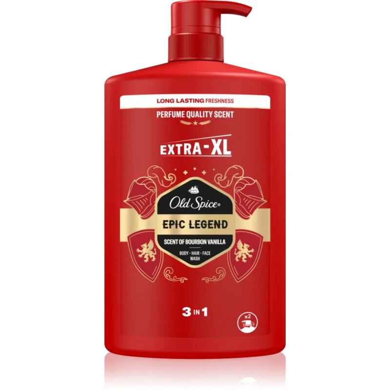 Old Spice Epic Legend душ-гел за лице тяло и коса за мъже 1000 мл.