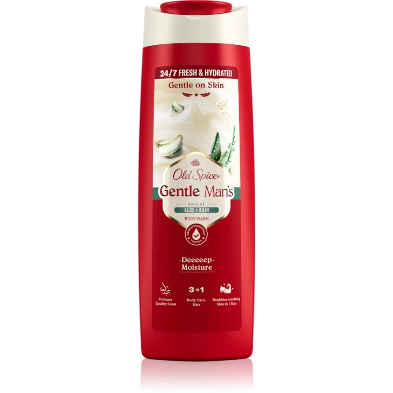 Old Spice Gentle Man's Aloe & Rain душ гел 3 в 1 400 мл.