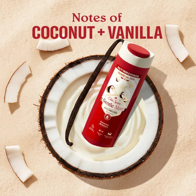 Old Spice Gentle Man's Coconut & Vanilla душ гел 3 в 1 400 мл.