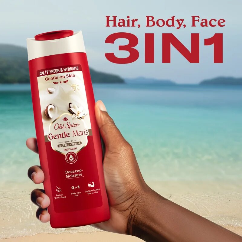 Old Spice Gentle Man's Coconut & Vanilla душ гел 3 в 1 400 мл.