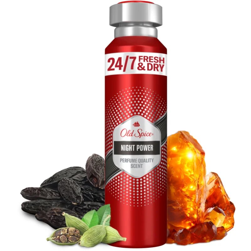 Old Spice Night Power антиперспирант-спрей за мъже 150 мл.