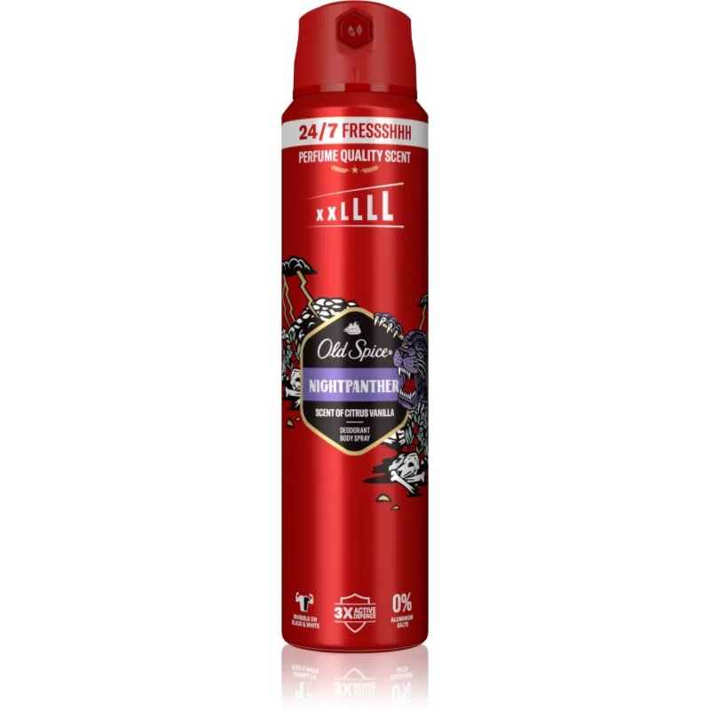 Old Spice Nightpanther дезодорант и спрей за тяло за мъже 250 мл.