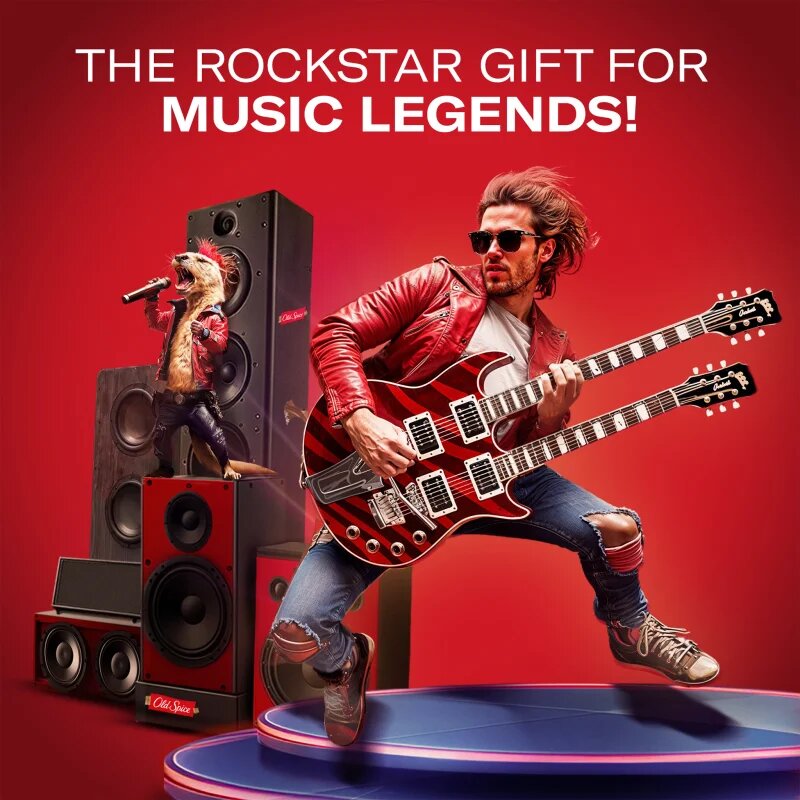 Old Spice RockStar For the Music Legend подаръчен комплект