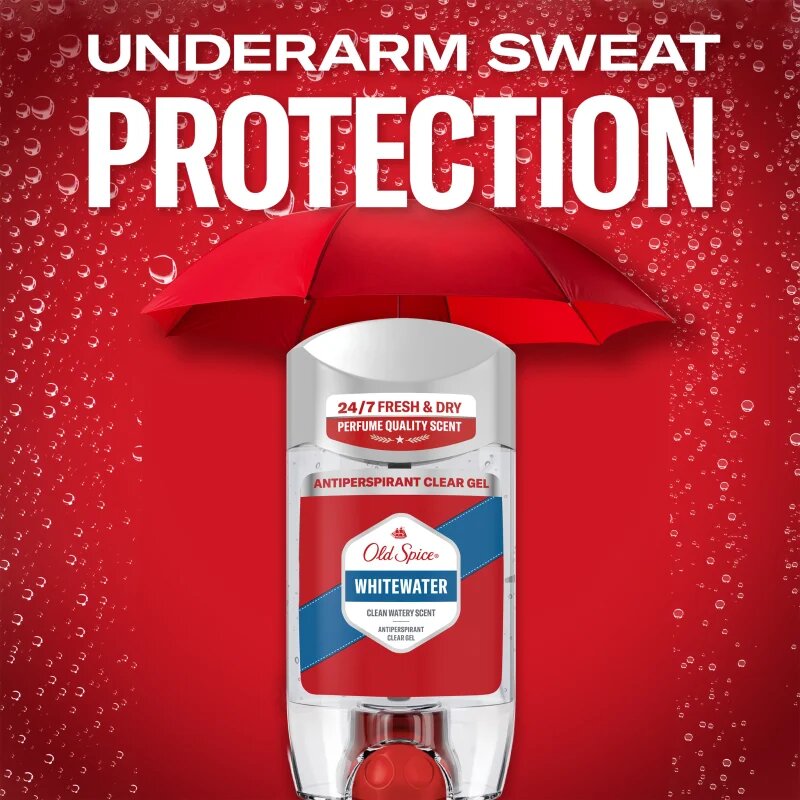Old Spice Whitewater Antiperspirant Clear Gel гел против изпотяване за мъже 70 мл.