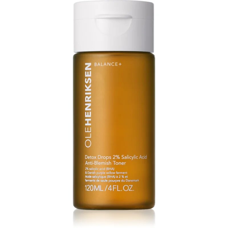 OLEHENRIKSEN Balance+ Detox Drops 2% Salicylic Acid Toner тоник за лице със салицилова киселина 120 мл.