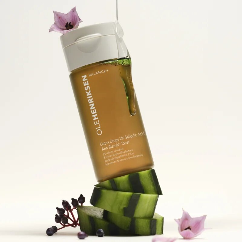 OLEHENRIKSEN Balance+ Detox Drops 2% Salicylic Acid Toner тоник за лице със салицилова киселина 120 мл.
