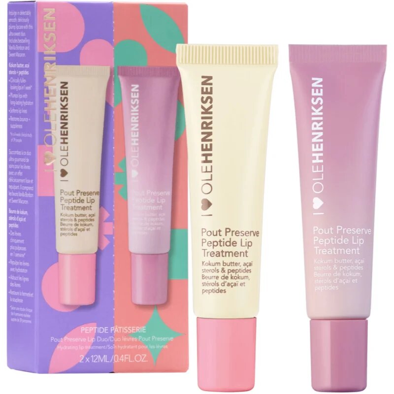 OLEHENRIKSEN Pout Preserve Lip Duo подаръчен комплект за устни Peptide Pâtisserie