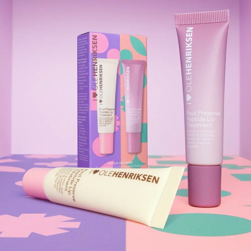 OLEHENRIKSEN Pout Preserve Lip Duo подаръчен комплект за устни Peptide Pâtisserie