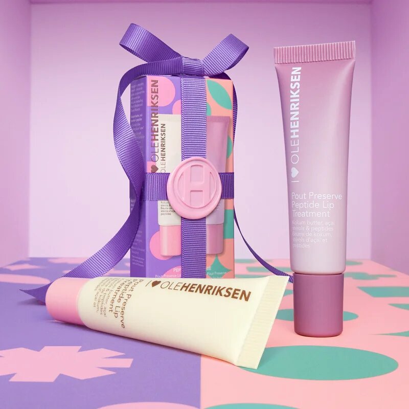 OLEHENRIKSEN Pout Preserve Lip Duo подаръчен комплект за устни Peptide Pâtisserie