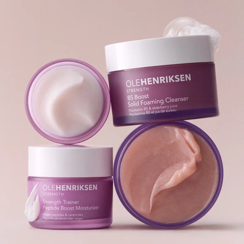 OLEHENRIKSEN Strength B5 Boost Hydrating Solid Foaming Gentle Cleanser подхранващ почистващ балсам 100 гр.