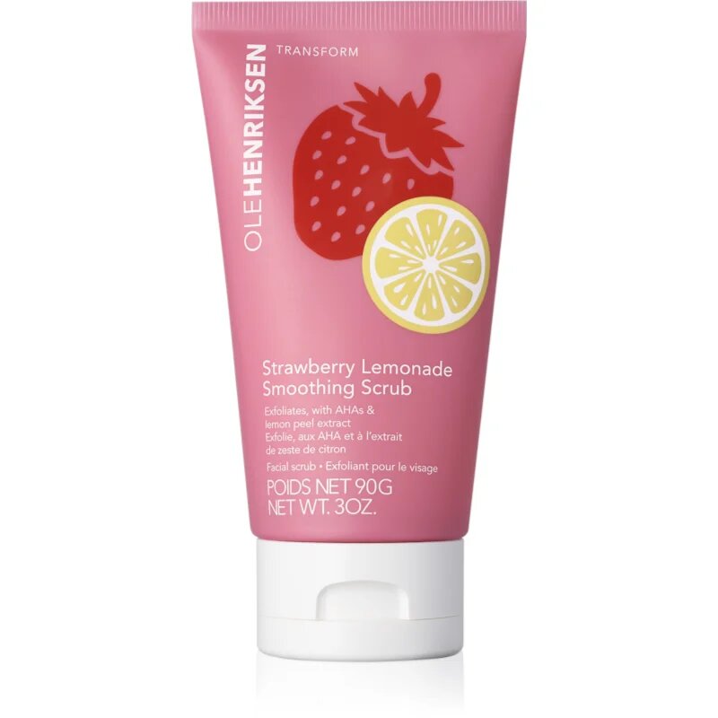 OLEHENRIKSEN Transform Strawberry Lemonade Smoothing Scrub пилинг за лице с ексфолиращо действие 90 гр.