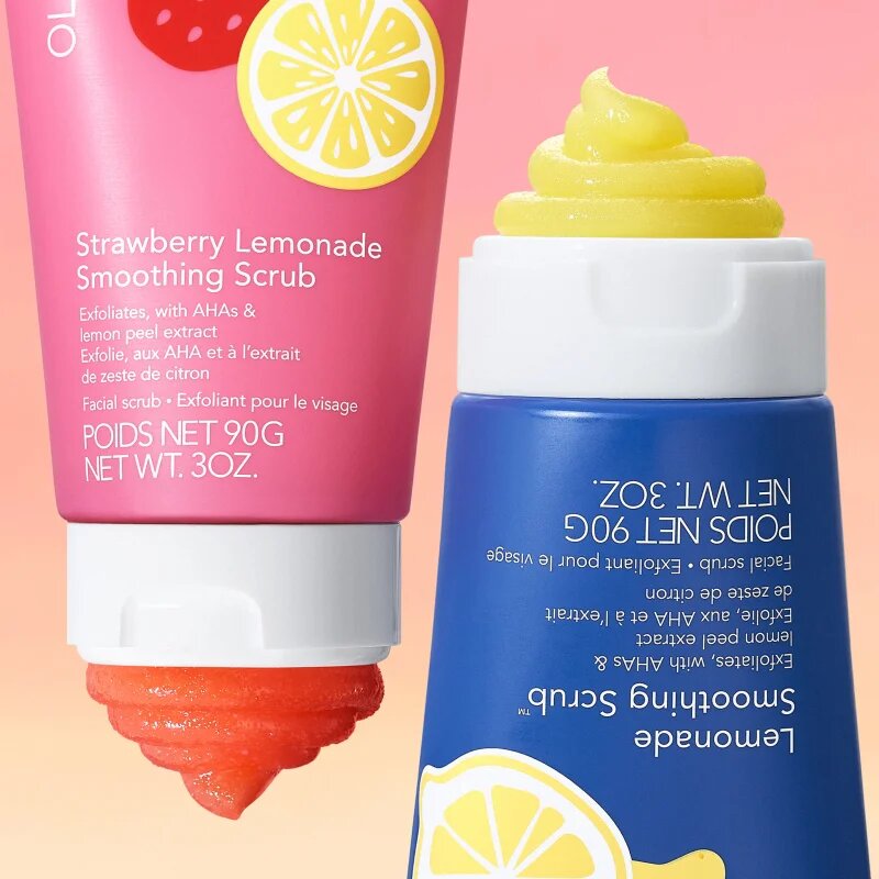 OLEHENRIKSEN Transform Strawberry Lemonade Smoothing Scrub пилинг за лице с ексфолиращо действие 90 гр.