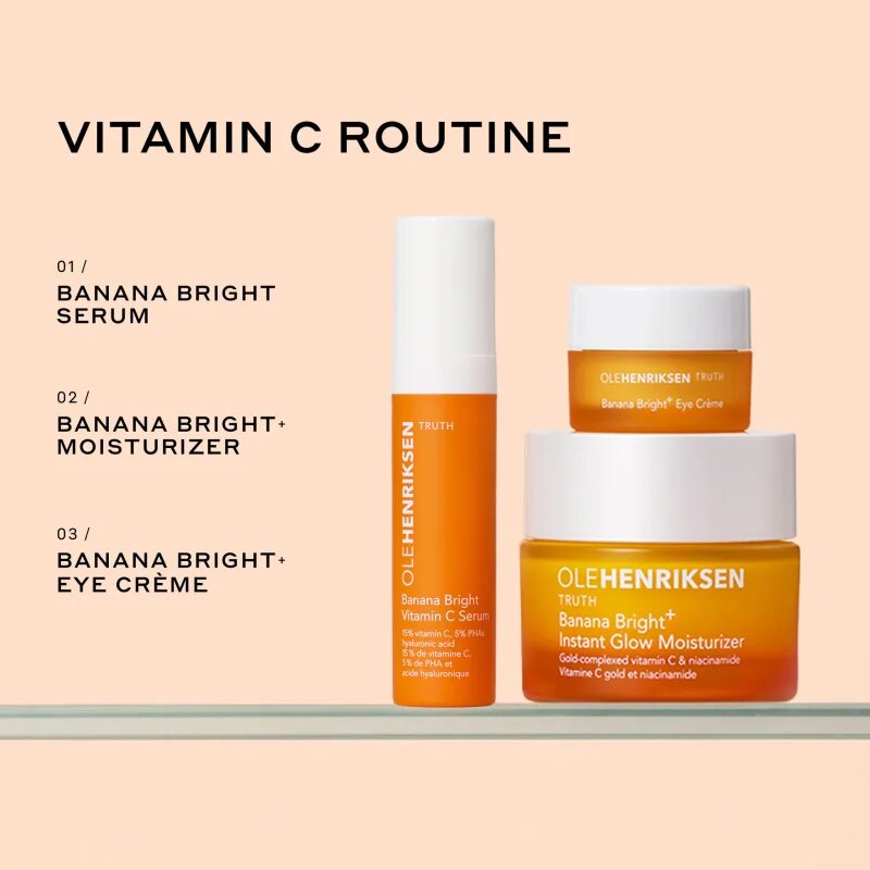 OLEHENRIKSEN Truth Banana Bright Bestsellers Vitamin C Trio комплект за грижа за лицето