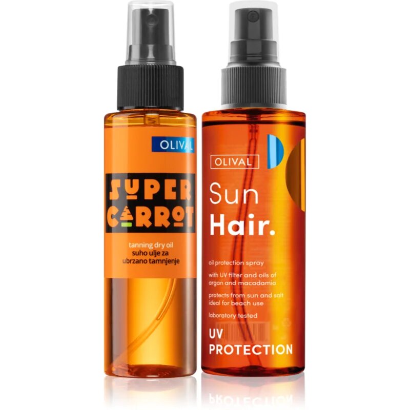Olival Glow & Protect комплект при излагане на слънце