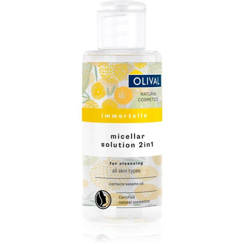 Olival Immortelle Micellar Solution 2in1 двуфазна мицеларна вода за всички типове кожа на лицето 150 мл.