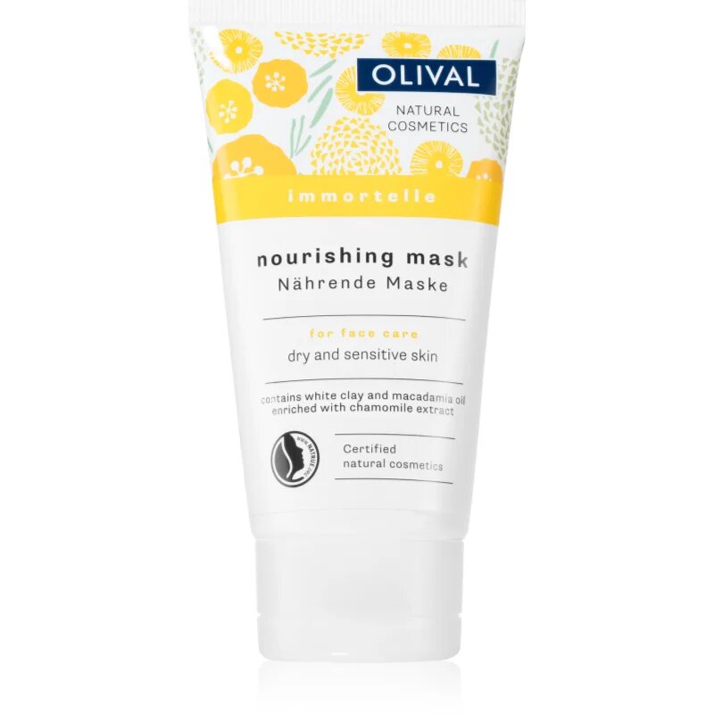 Olival Immortelle Nourishing Mask подхранваща маска за чувствителна и суха кожа 75 мл.